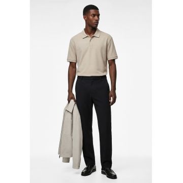 Tricou polo de bumbac - Bej