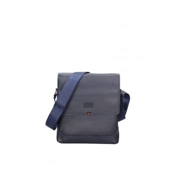 Geanta crossbody din piele ecologica Altorio - Albastru
