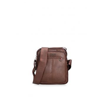 Geanta crossbody din piele ecologica Alveron - Maro