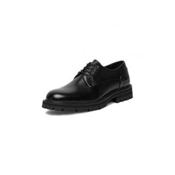 Ghete barbati  piele naturala negru