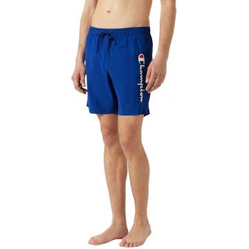 Pantaloni scurti de baie  albastri - talie elastica - Albastru