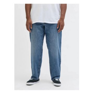 Plus Blugi Mike - barbati big sizes - cu talie joasa si croiala Comfort Fit - Abastru deschis - 40 - 34