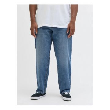 Plus Blugi Mike - barbati big sizes - cu talie joasa si croiala Comfort Fit - Abastru deschis - 42 - 34