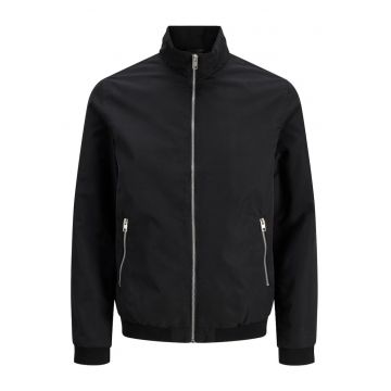 Plus Jacheta bomber - barbati big sizes - JJERUSH - Negru -