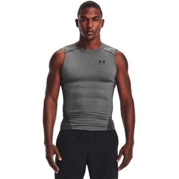 Top de compresie - pentru fitness HeatGear® - Gri