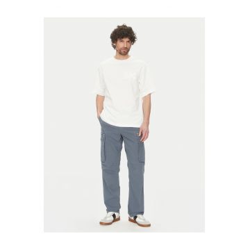 Tricou barbat -  bumbac - alb