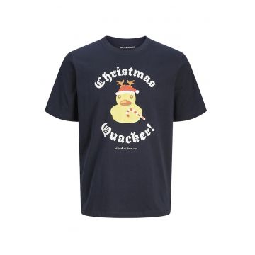Tricou barbati -  camasa cu maneca scurta - bleumarin - bumbac