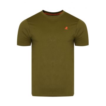 Tricou barbati - U.S. GRAND POLO - kaki - bumbac