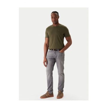 Tricou barbati  verde inchis - bumbac