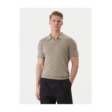 Tricou  slim fit kaki - Kaki