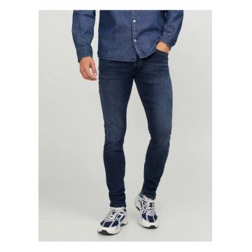 Blugi barbati Glenn - cu talie joasa si croiala Slim fit - Albastru inchis - W29 L34