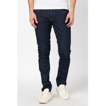 Blugi slim fit Jet 5 - Albastru inchis