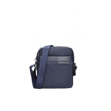 Geanta crossbody cu bareta ajustabila - Albastru
