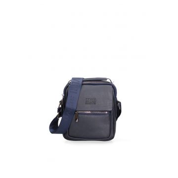 Geanta crossbody din piele ecologica Erevan - Albastru