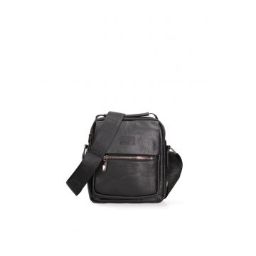 Geanta crossbody din piele ecologica Erevan - Negru