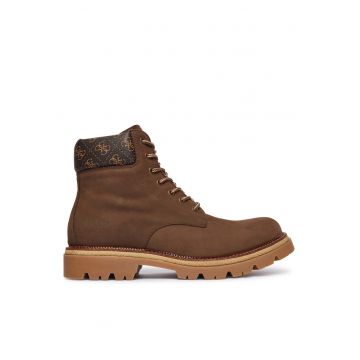Ghete barbati  piele naturala - Coffe