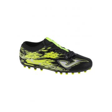 Ghete de fotbal pentru barbati -  Piele sintetica - Negru