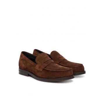 Mocasini barbati -  Dark Brown 204 - piele naturala