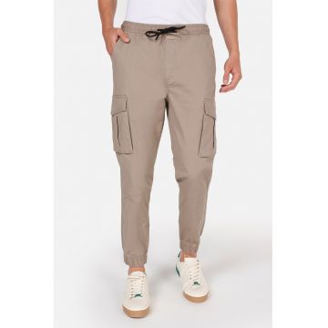Pantaloni cargo cu snur - Bej