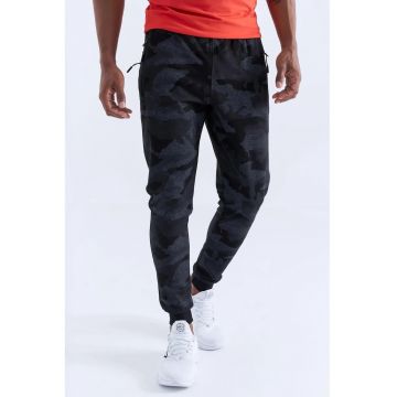 Pantaloni de trening - Barbati - Pantaloni de trening TOMMY pentru barbati - camuflaj - croiala Negru -