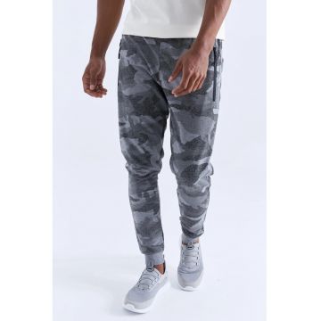 Pantaloni de trening - Barbati - Pantaloni de trening TOMMY pentru barbati - camuflaj - Gri -