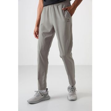 Pantaloni de trening - Barbati - Pantaloni de trening TOMMY pentru barbati - cu croiala dreapta - fara cusaturi - Gri deschis -