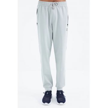 Pantaloni de trening - Barbati - Pantaloni de trening TOMMY pentru barbati cu croiala relaxata - Albastru Gheata -