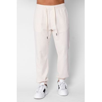 Pantaloni lungi din IN cu elastic si snur Beige 21822 - Bej