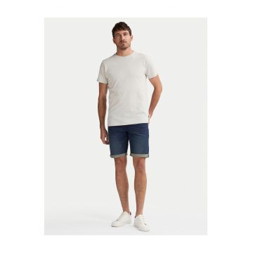 Pantaloni scurti barbati -  denim - Bleumarin