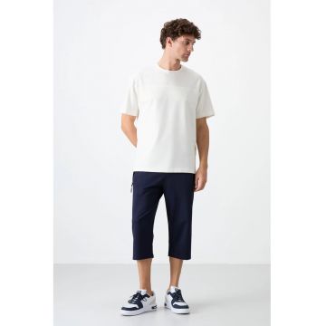 Pantaloni scurti - Barbati - Pantaloni scurti Capri ciclism TOMMY pentru barbati - Albastru marin -