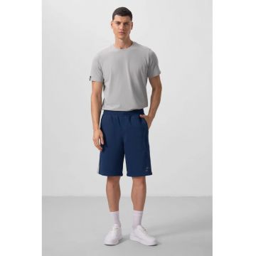 Pantaloni scurti - Barbati - TOMMY Pantaloni scurti supradimensionati din amestec de bumbac - Bleumarin