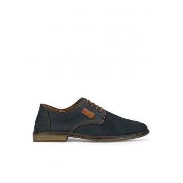 Pantofi barbati -  bleumarin - piele naturala