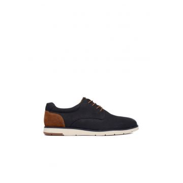 Pantofi barbati -  bleumarin - piele naturala - 39875 - Bleumarin