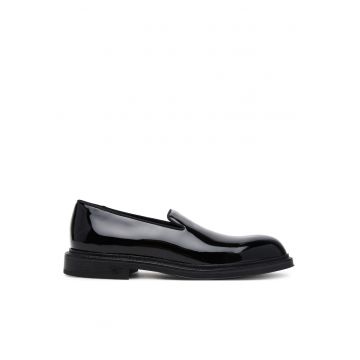 Pantofi barbati -  ghete - piele naturala - negru -