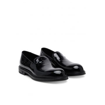 Pantofi barbati -  piele naturala - 65985 - Negru