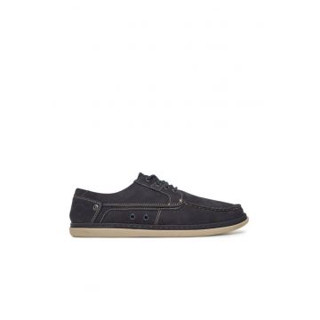 Pantofi barbati -  VITO-24 MB - piele naturala - albastru inchis