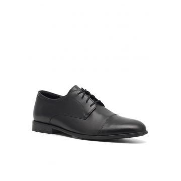 Pantofi  negru - piele naturala - 69875 - Negru