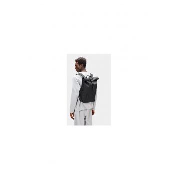 Rucsac  Rolltop W3 13320 - negru - material plastic