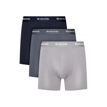 Set boxeri barbati - Resterods - Albastru inchis/Gri