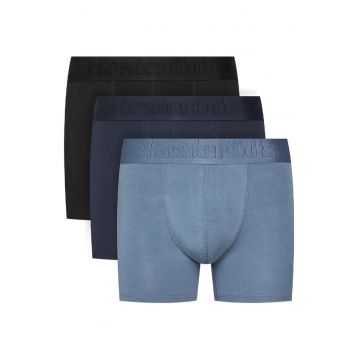 Set boxeri barbati - Resterods - Negru/Albastru - 3 buc