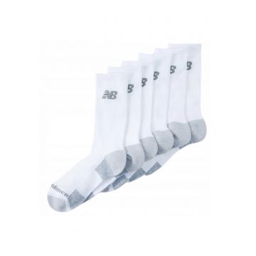 Sosete Sport -  Las51356Eu - Material Respirabil Pentru Circulatia Aerului - Tehnologie De Evacuare A Umiditatii Pentru Picioare Uscate - Ajustare Elastica Confortabila - Zone Intarite - 6 Perechi - Alb