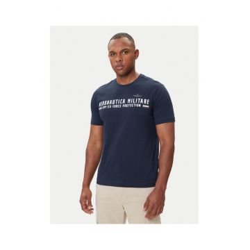 Tricou barbat -  granat - bumbac