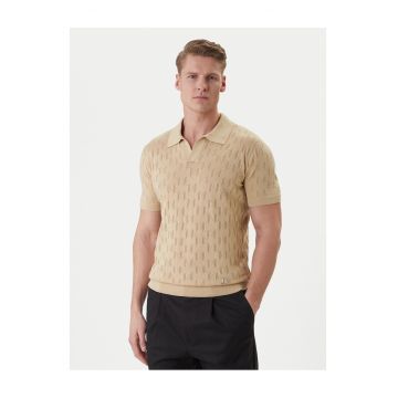 Tricou barbati -  bej - bumbac - Bej