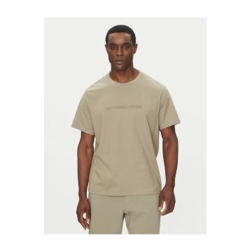 Tricou barbati  bej - bumbac