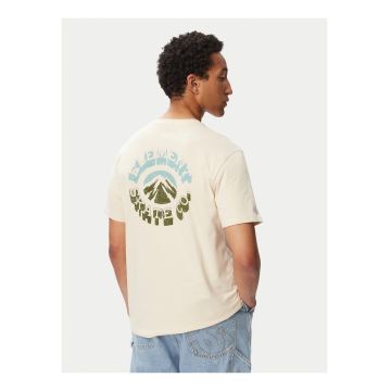 Tricou barbati -  bej - croiala regular fit - bumbac organic