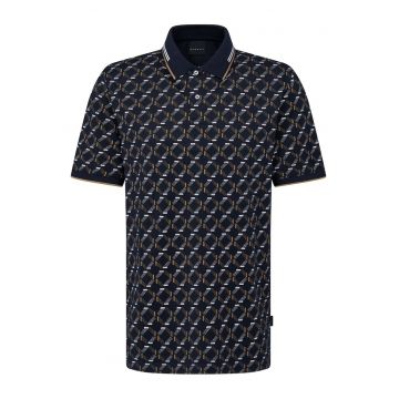 Tricou barbati  bleumarin - 52% bumbac - 44% poliester