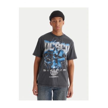 Tricou barbati  gri - bumbac