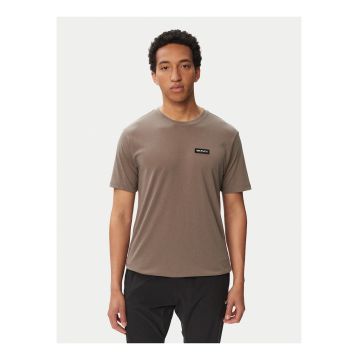Tricou barbati -  regular fit - maro - poliester