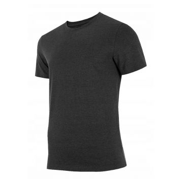 Tricou -  Bumbac - Gri inchis