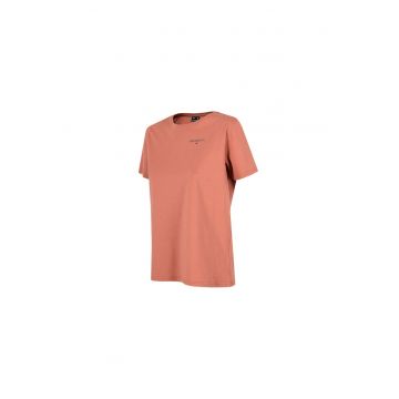 Tricou dama -  Bumbac - Somon.